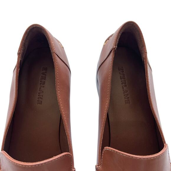Everlane The Modern Loafer in Leather Rum Brown Women's Size 7 New without Box! - Picture 5 of 12